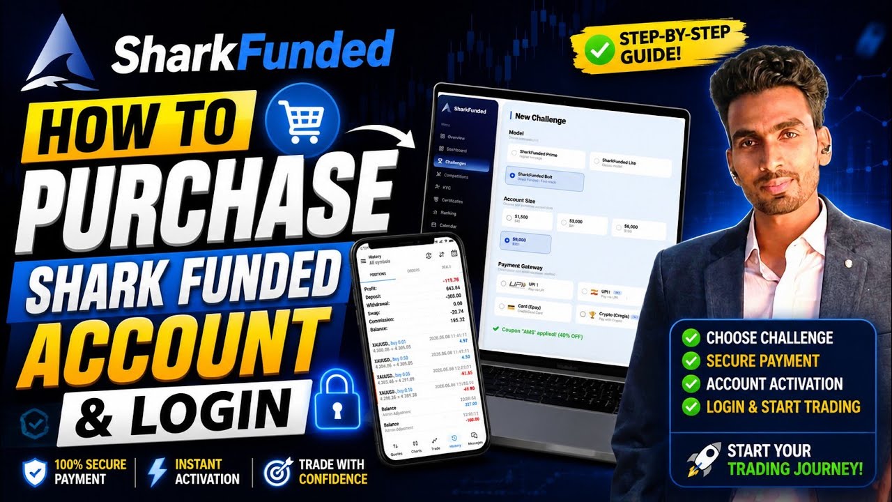 Shark Funded Account Purchase and Login Tutorial: Everything You Need to Know