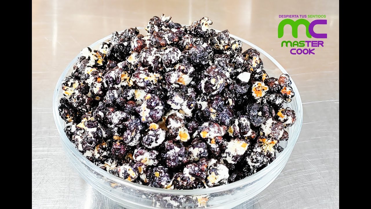 CANCHITA O PALOMITAS, SABOR CHICHA MORADA #cotufa #crispeta #pororo #popcorn #cabrita #botana