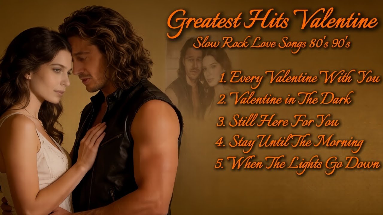 Greatest Hits Valentine 💛 80s & 90s Slow Rock Love Songs | Romantic Nostalgia Playlist