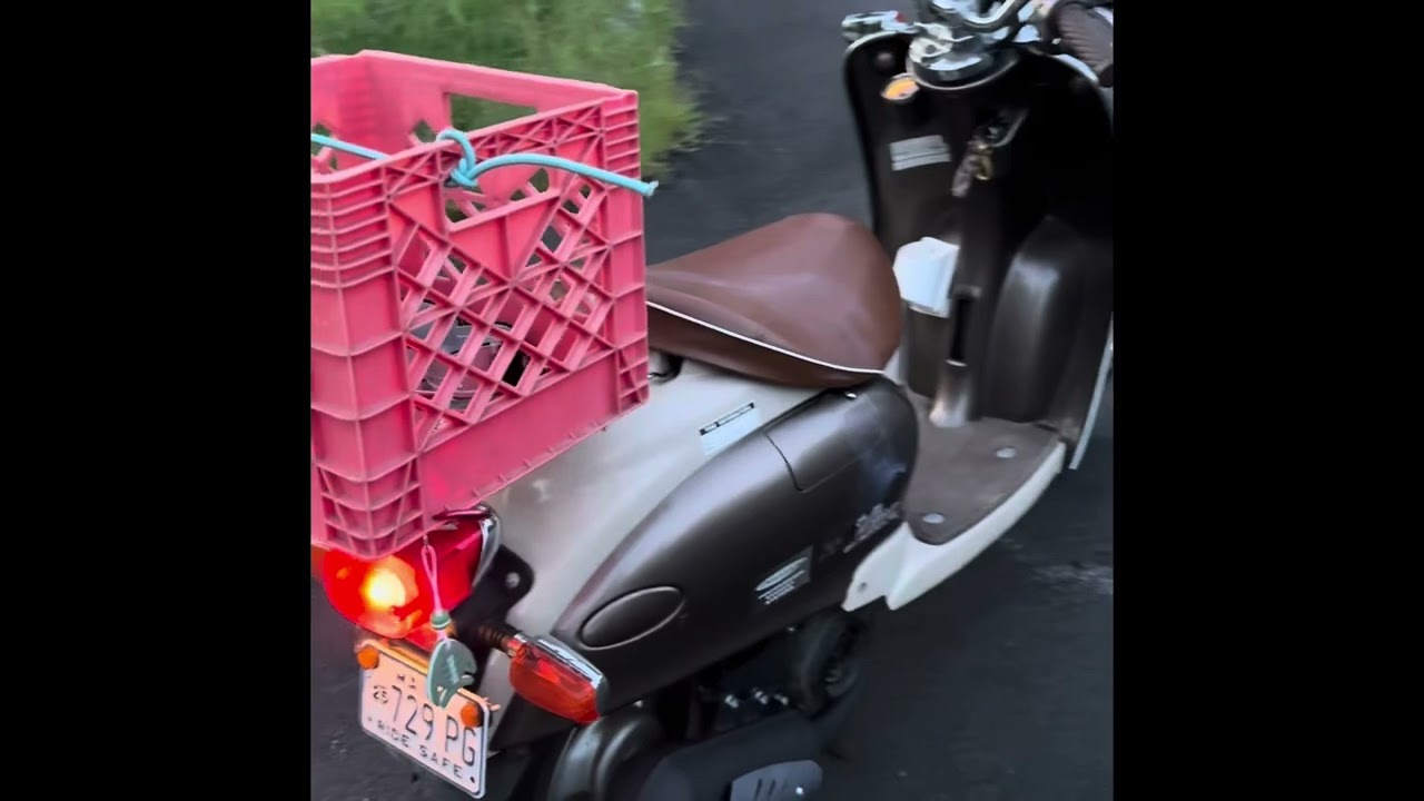 Before and after: Yamaha vino 50 - polini exhaust and stage 6 variator- speed tests