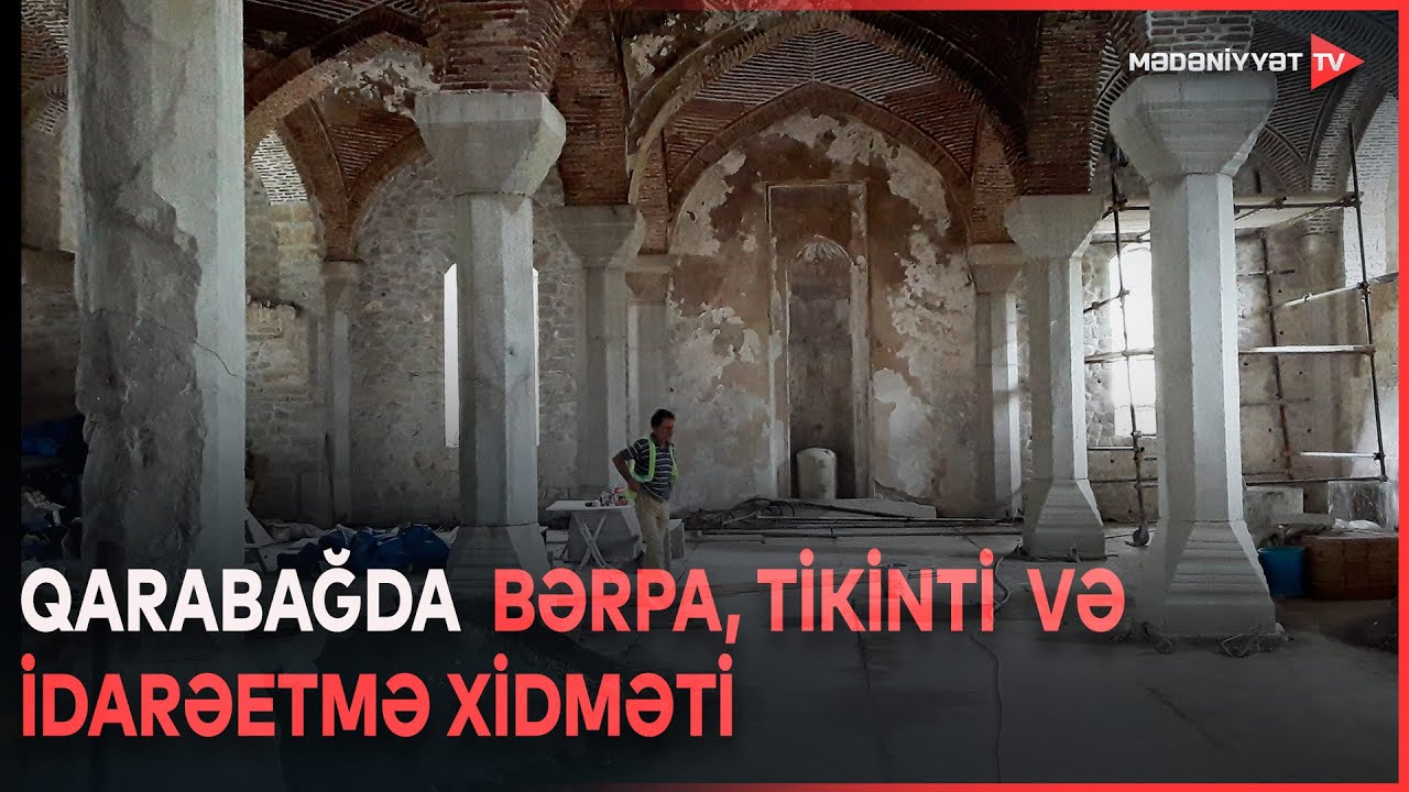 Qarabağ İqtisadi Rayonunda Bərpa Tikinti və İdarəetmə Xidmətinin fəaliyyəti