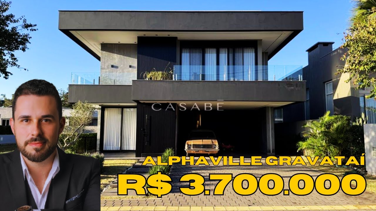 CASA DE LUXO NO CONDOMÍNIO ALPHAVILLE GRAVATAÍ