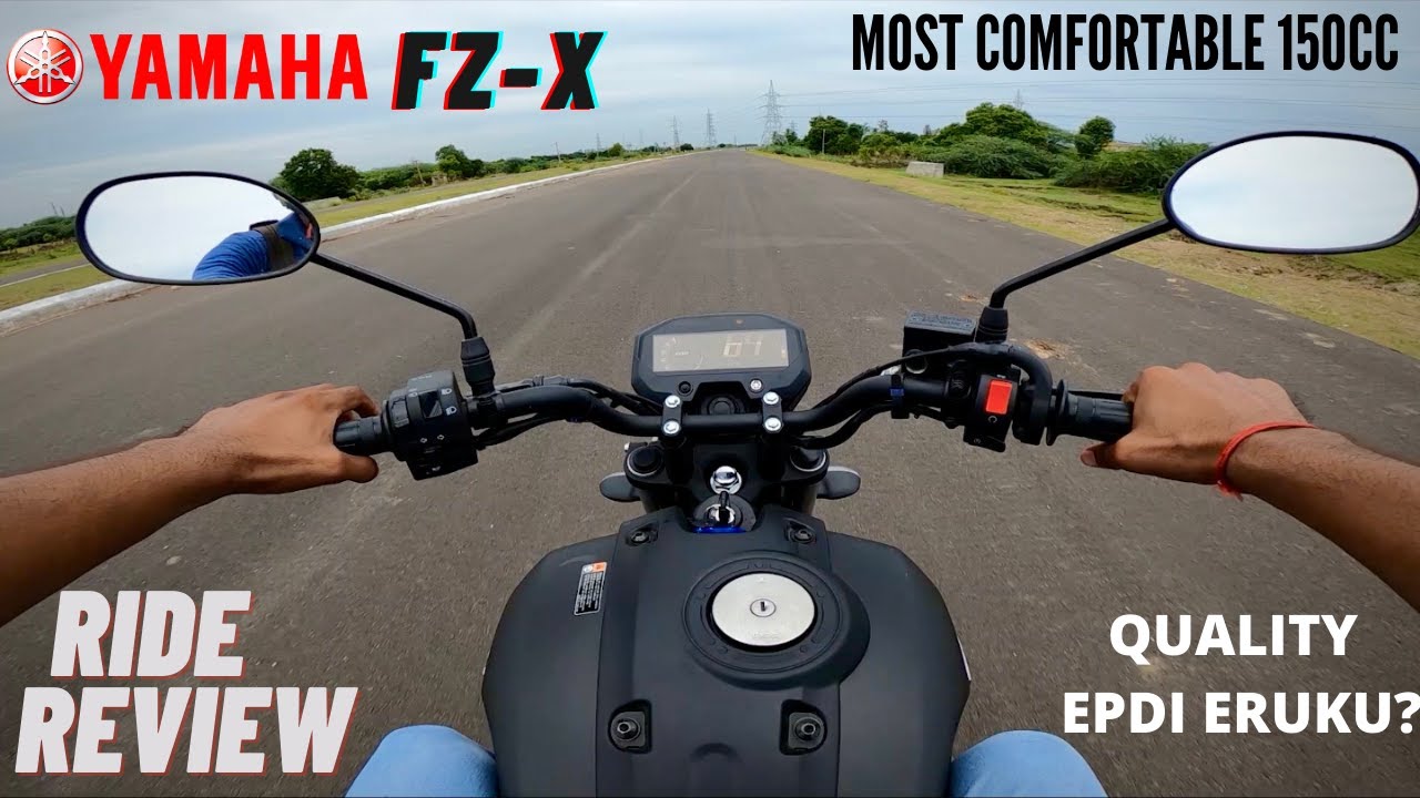 Yamaha FZ-X ride review - Practical & Comfortable | The Autoblipper | Tamil |