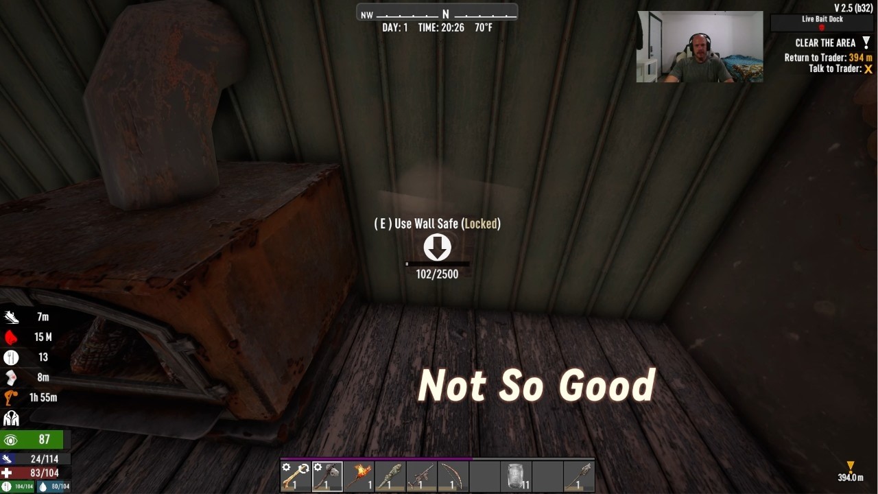 7 Days To Die Live Stream V2 (Day 1-2)