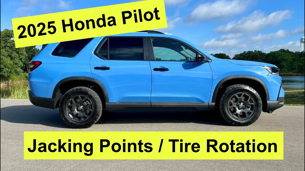 2025 Honda Pilot Tire Rotation | Jacking Points