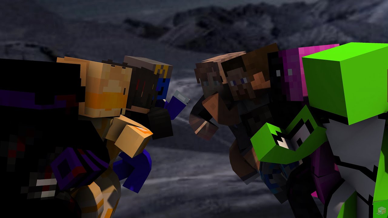 Playing Minecraft Survival Game