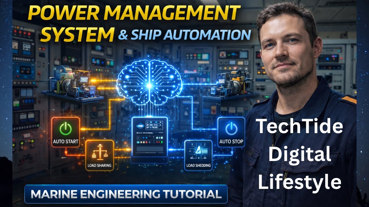 Ship PMS & Automation Explained | Load Sharing, Load Shedding & Blackout Prevention | ETO & Engin...