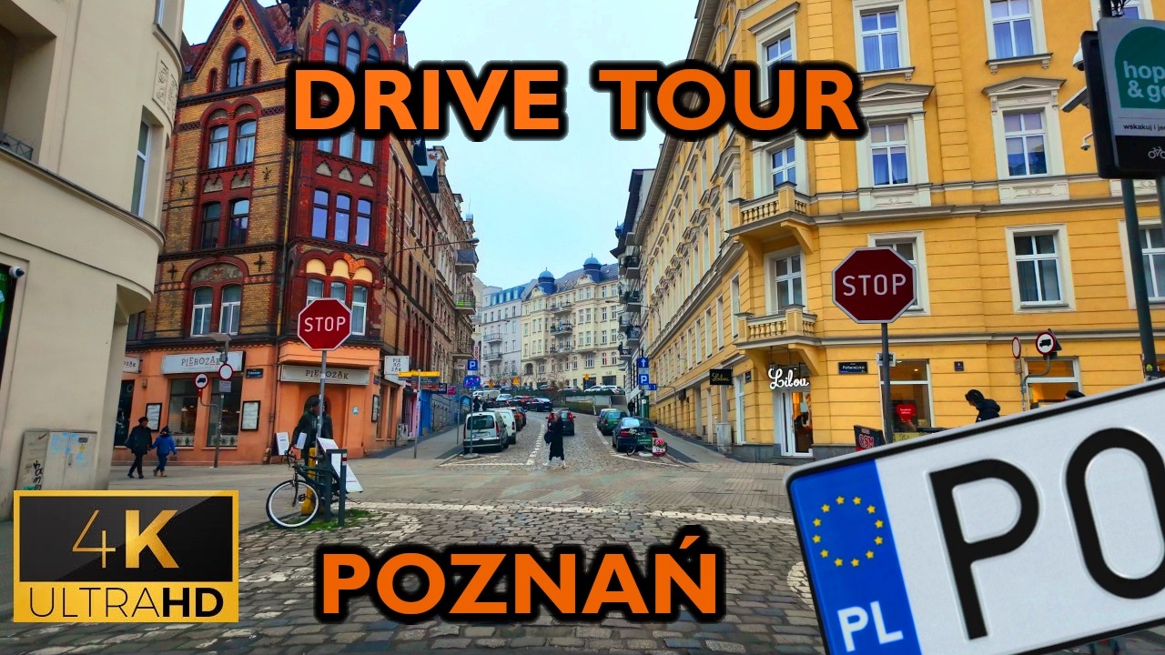 ⁴ᴷ⁶⁰ 🇵🇱 Poznan/Poland | Long Drive Tour (January 2025) [4K]