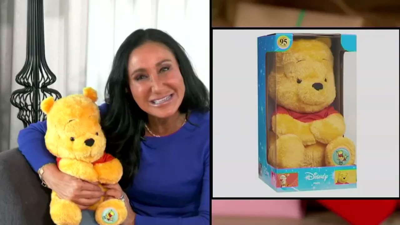 95th Anniversary Winnie the Pooh Collector Plush Bear on QVC