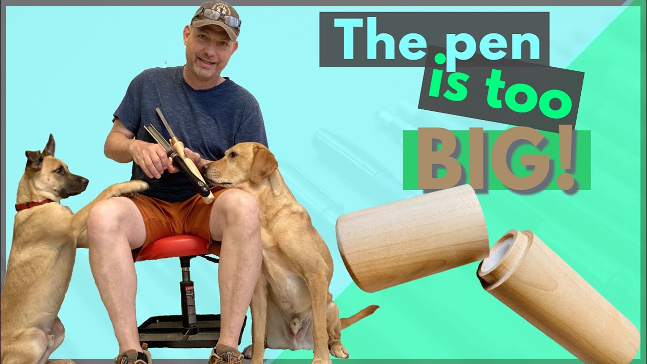Wood Dowel Pen Box || Turning for Fun