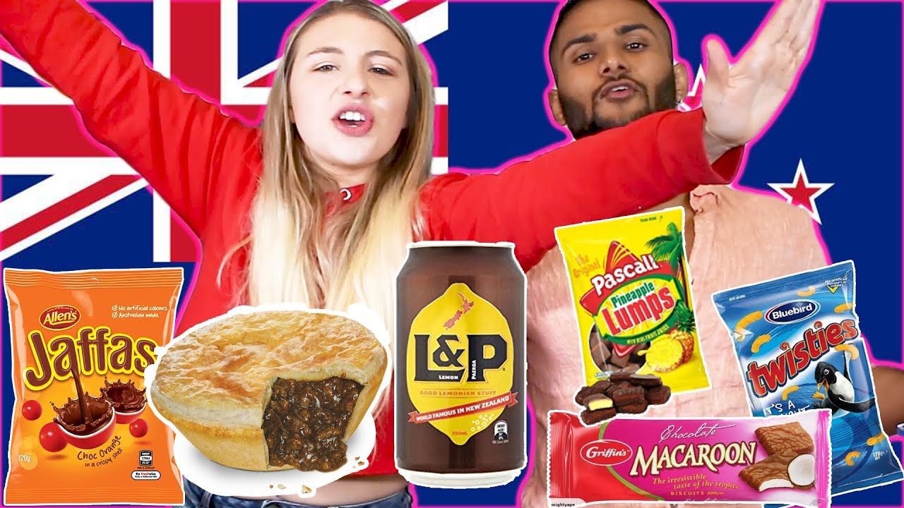 Indian American Couple Try New Zealand Snacks
