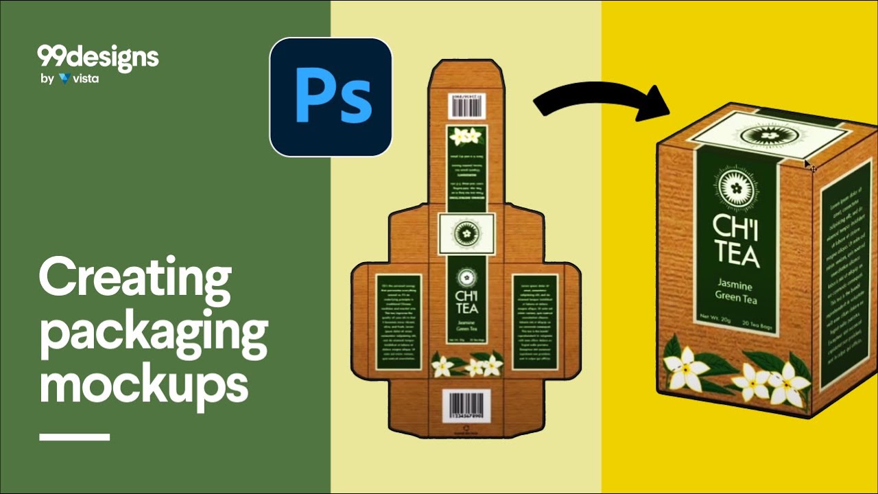 Создание макета упаковки с помощью Photoshop