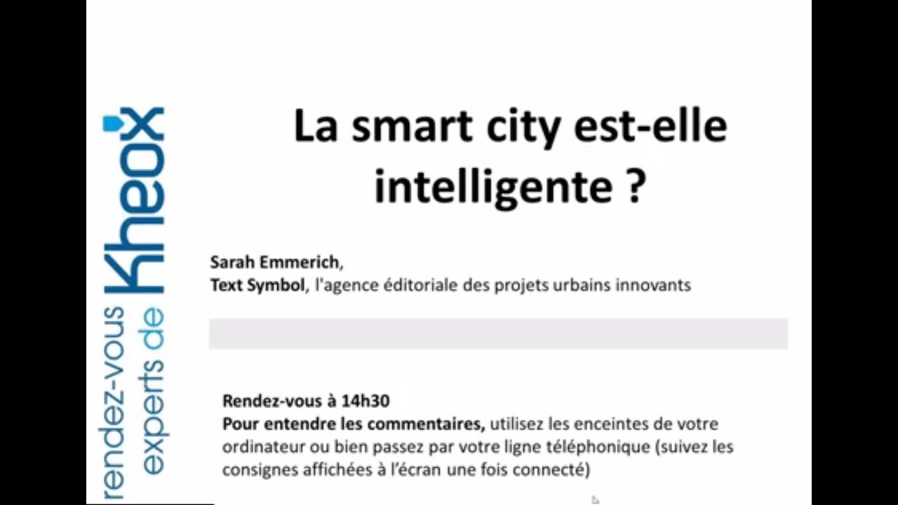 Rendez-Vous Expert Kheox : La smart city est-elle intelligente ?