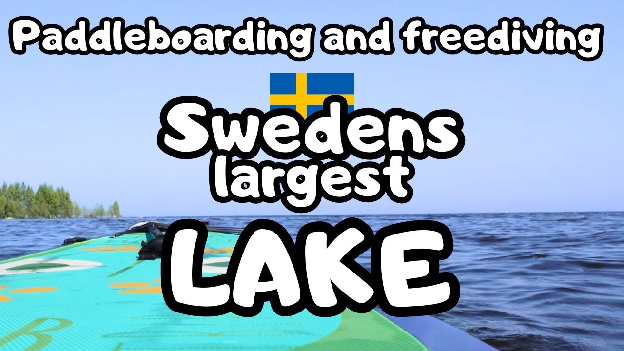 Paddleboarding and freediving in Vänern  │  Vita Sannar  │  25/5-2024