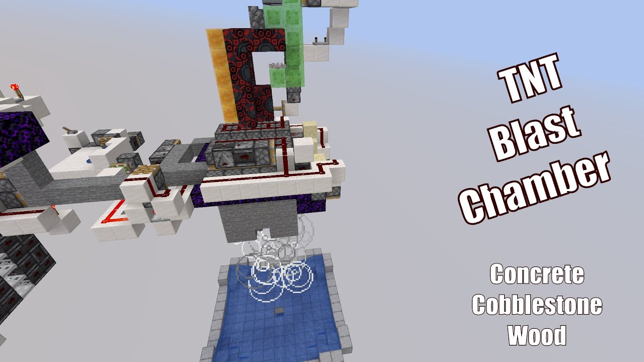 Relatively simple blast chamber | Minecraft Java 1.16