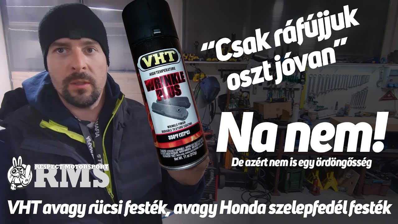VHT Wrinkle Plus / VHT r&uuml;csi fest&eacute;k helyes alkalmaz&aacute;sa - Tuningaruhaz.hu