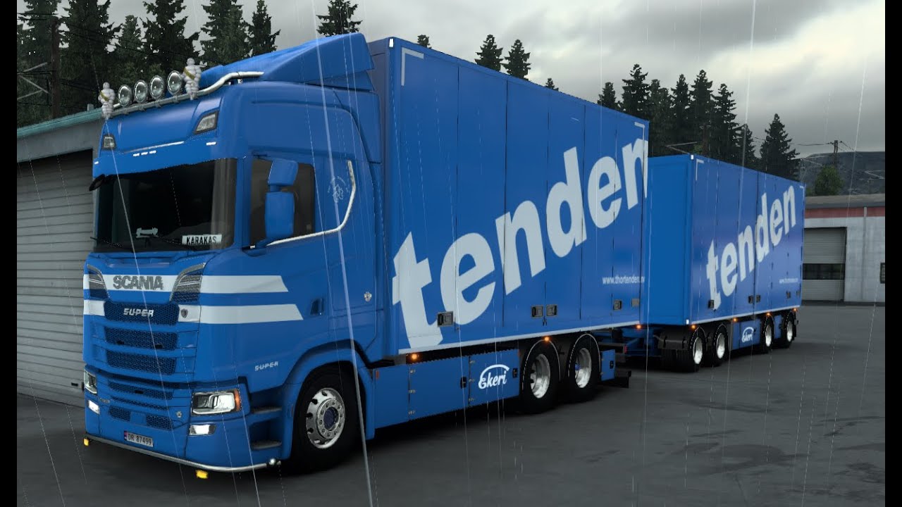 Euro truck simulator 2 |Tenden From Trondheim To Otta Norway Pro Mods