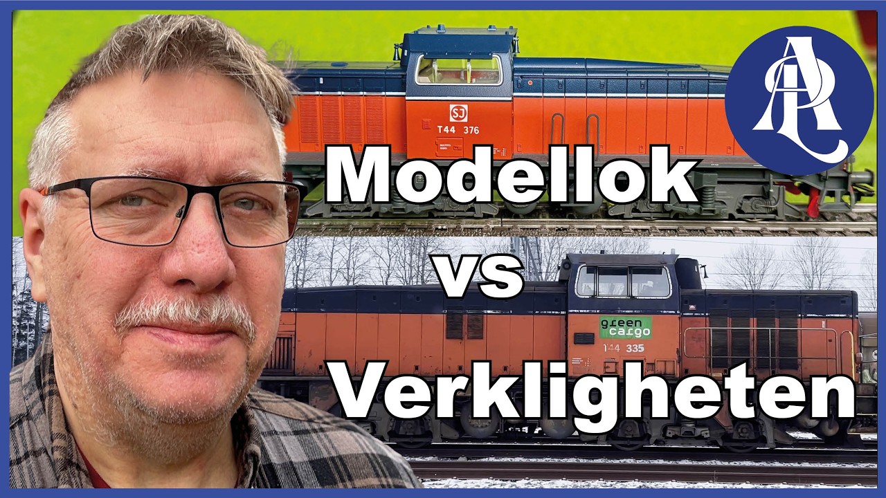 Svenska lok som modell och i verkligheten