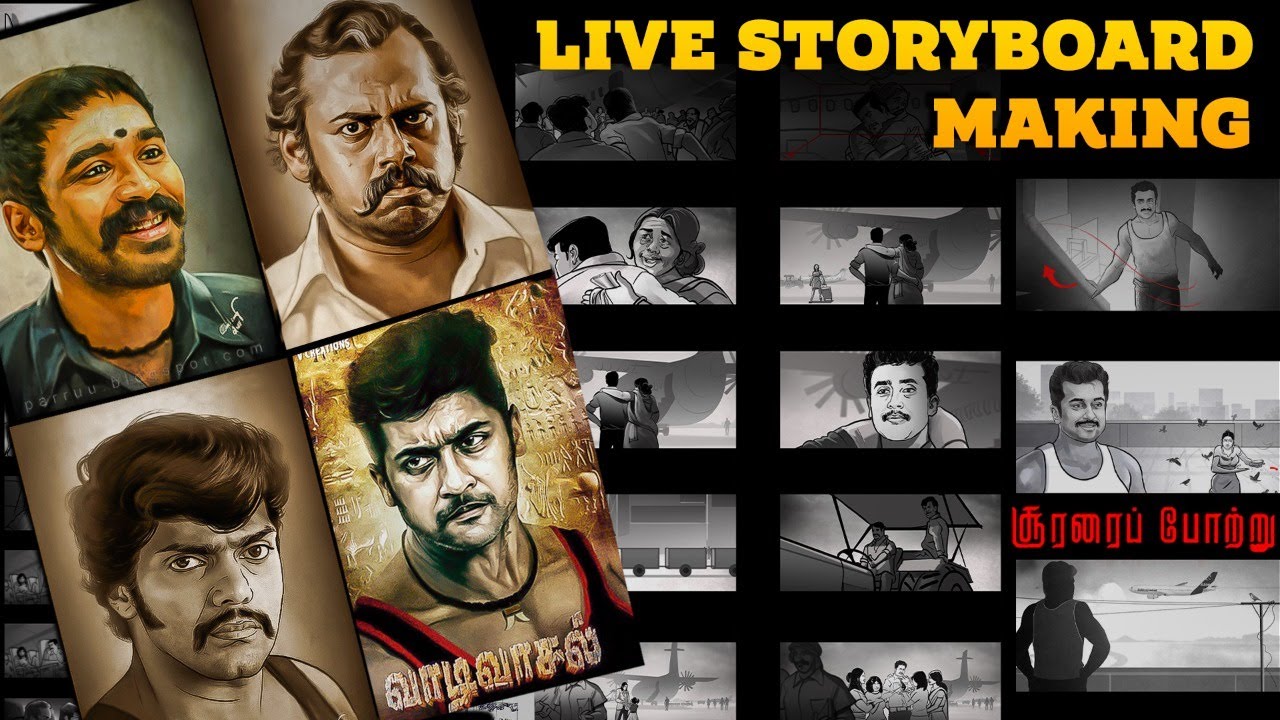 Vaadivaasal, Asuran, Sarpatta, ஒரு படத்துக்கு 1600 படம் வரையணுமா😱Life of Storyboard Artist, Bharathi