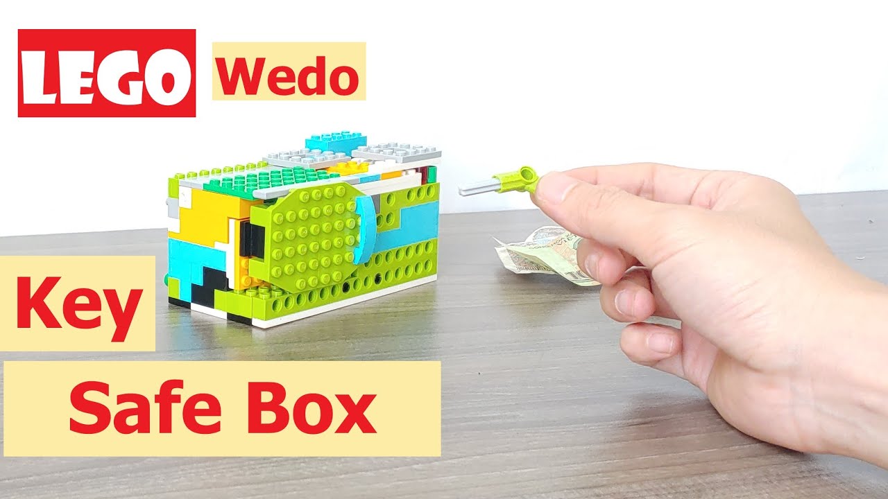 Building Safe Box And Key Open | Lego Wedo