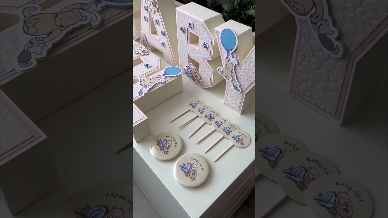 Winnie the Pooh Baby Shower Decor Idea