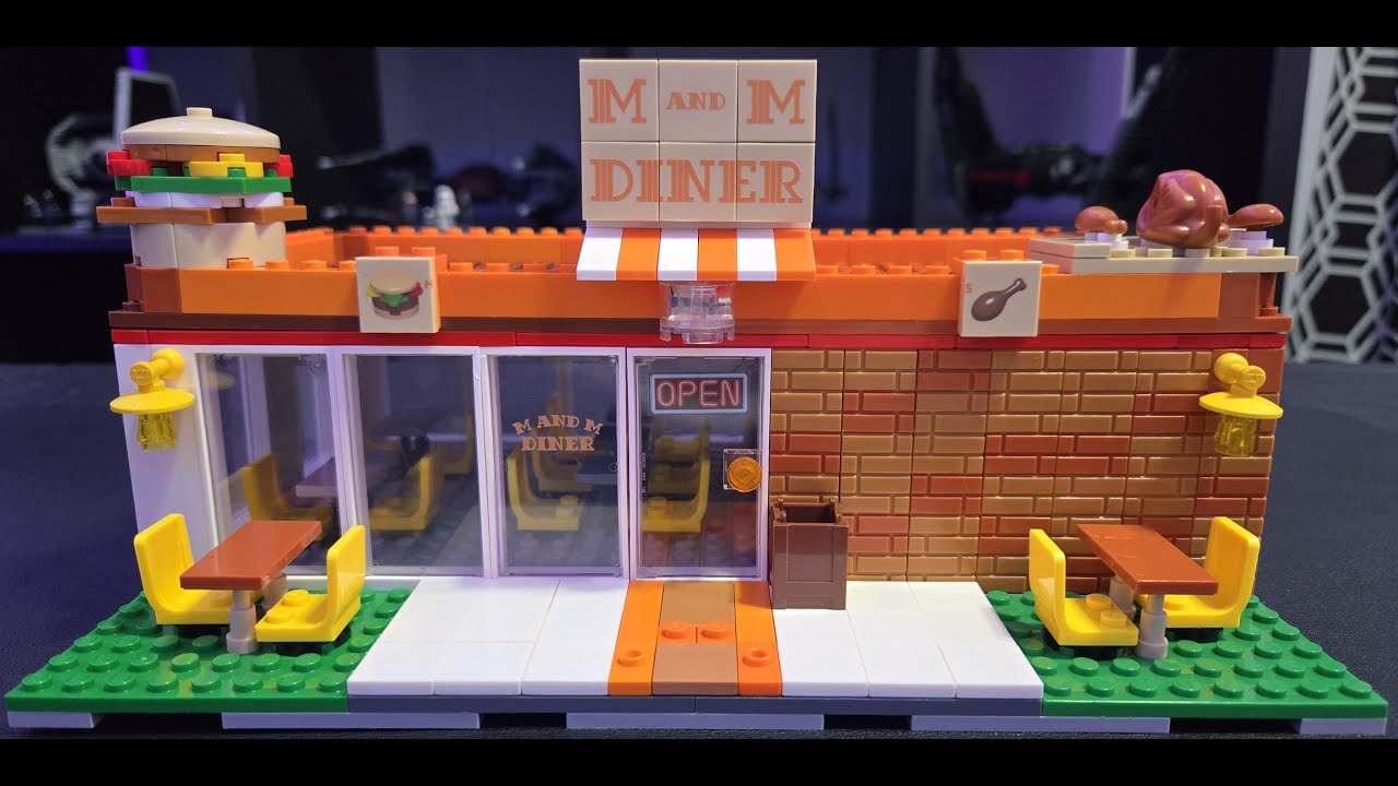 Our Diner MOC Updated and Named