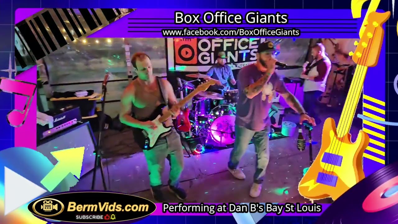 Box Office Giants Performing at Dan B's, Bay St Louis, Mississippi #BoxOfficeGiants