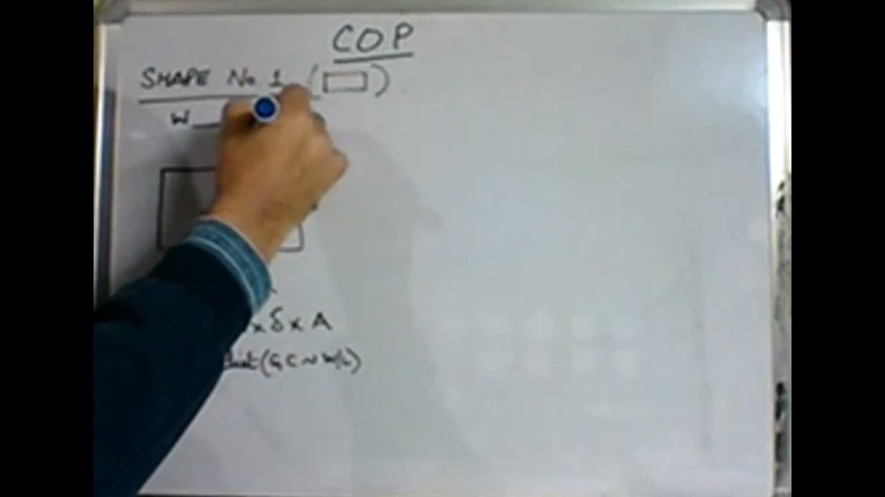 Centre Of Pressure Numerical  Part 1 - Naval architecture / Stability Phase 2 Chief Mate MMD Exam