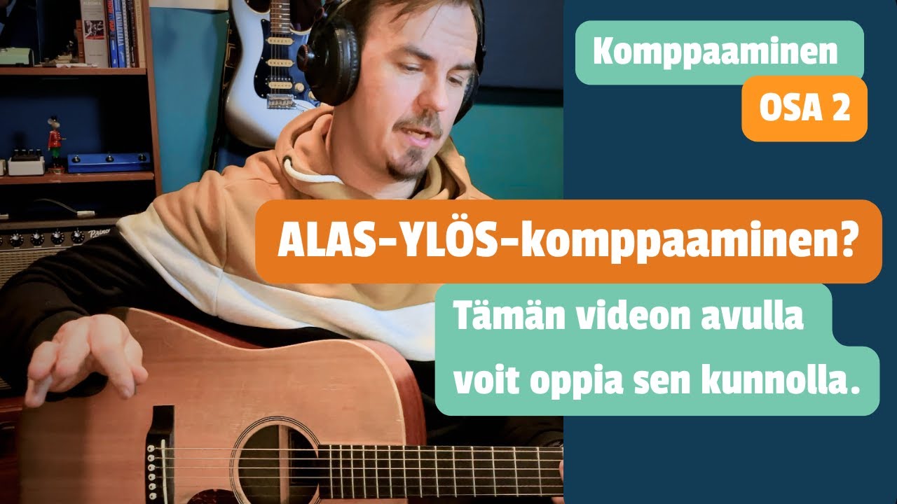 Opi tästä alas-ylös-komppaamisen perusasiat. Soita mukana.