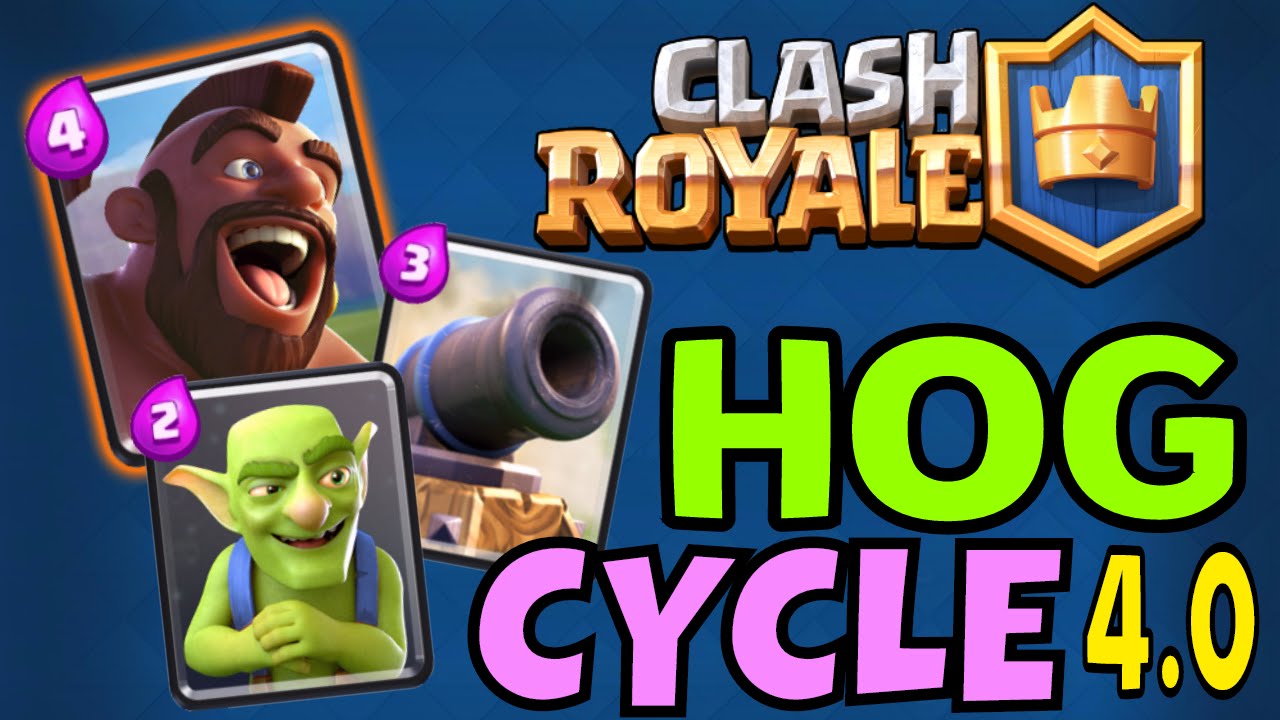 Clash Royale : HOG CYCLE DECK 4.0 = IT STILL WORKS!