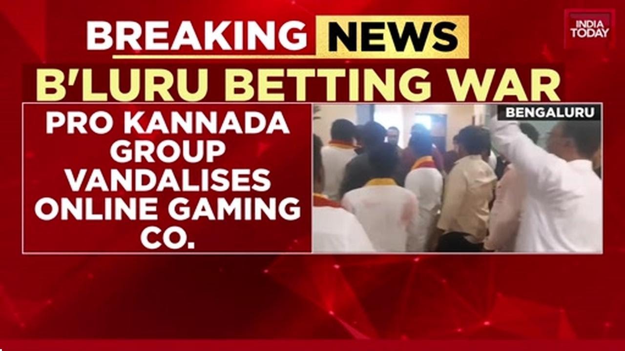 Bengaluru: Pro-Kannada Activists Vandalise Online Gaming Firm Over Alleged Betting | India Today