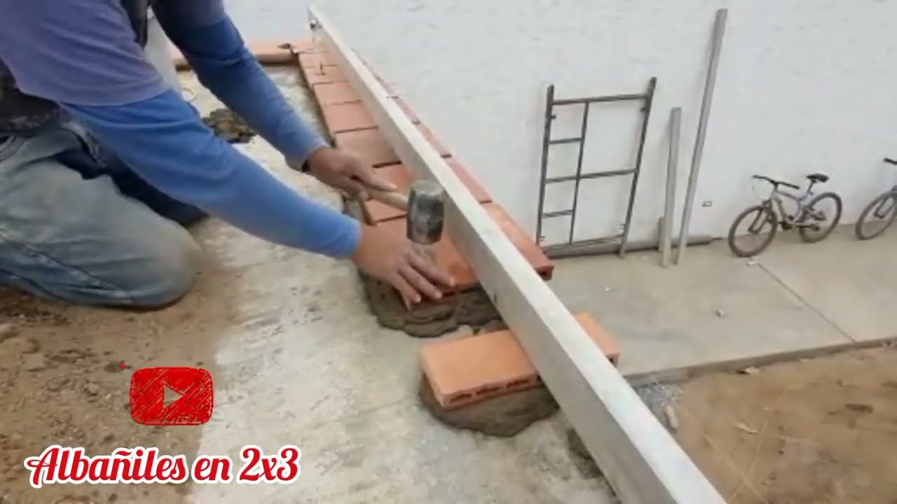 ✅✅como asentadar ladrillo pastelero ... fácil y rápido albañilería y construcción 🇵🇪🇵🇪