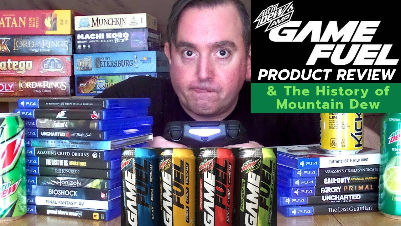 Обзор продукта Game Fuel; плюс история Mountain Dew, Amp и Kickstart