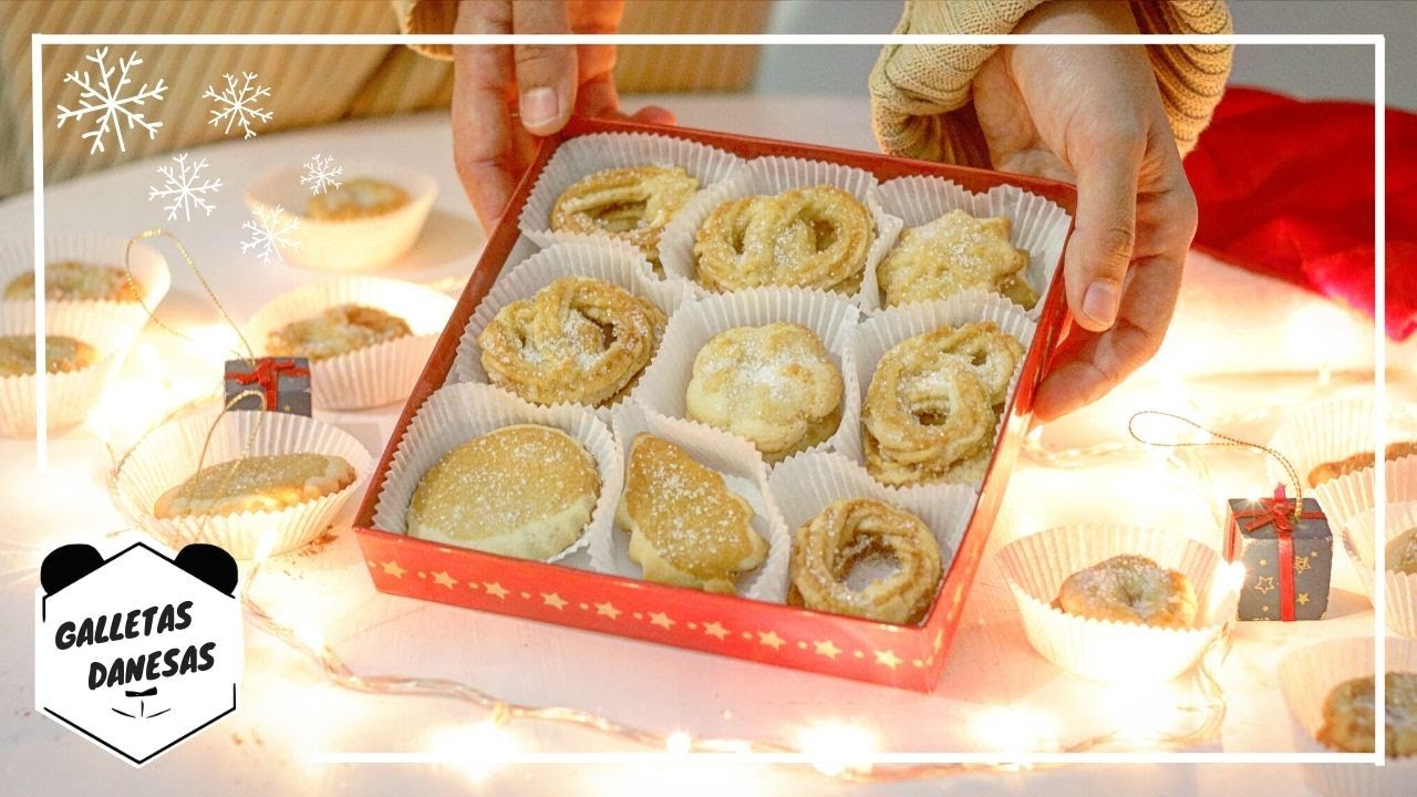 GALLETAS DANESAS VEGANAS (Galletas de margarina) | Living Like A Panda