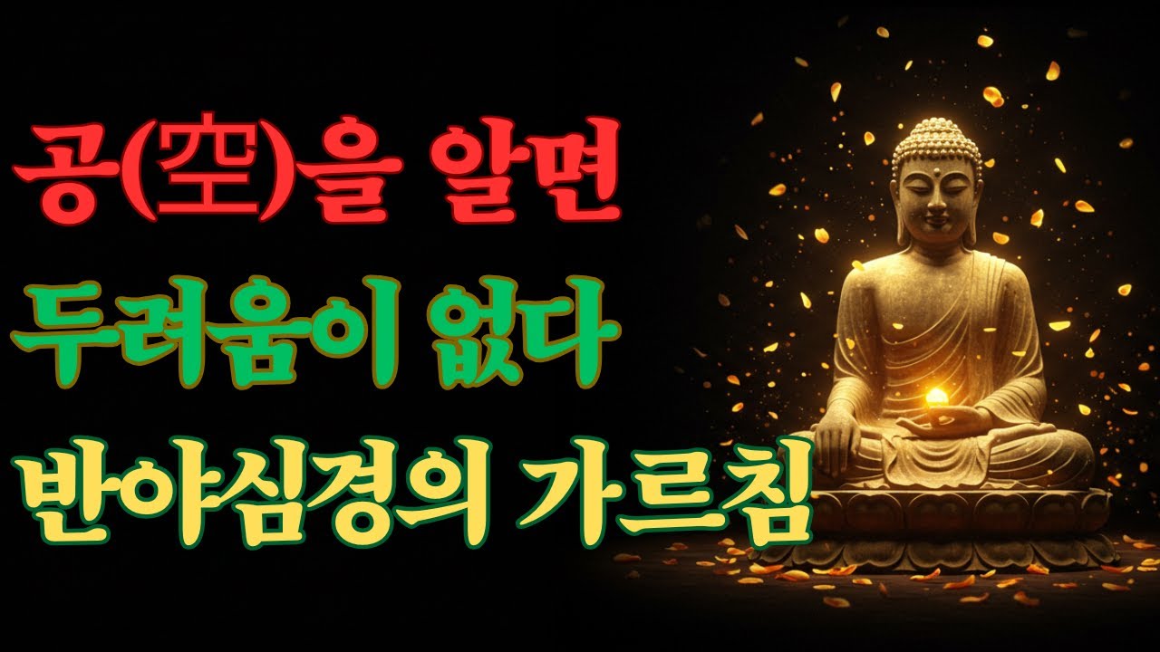공(空)을 깨달으면 두려움이 없다 반야심경의 가르침 l 지혜의등불 #부처님 #부처님말씀 #명언 #좋은글
