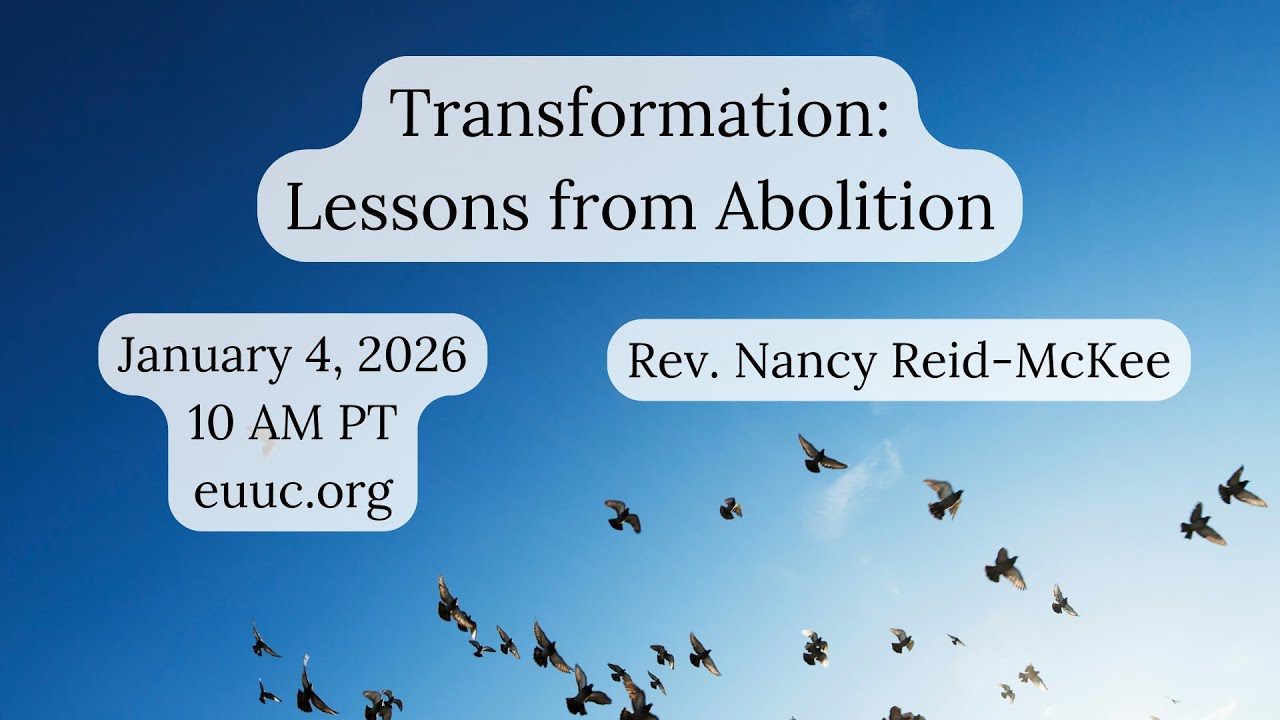 Sunday Services - Rev.Nancy Reid-McKee