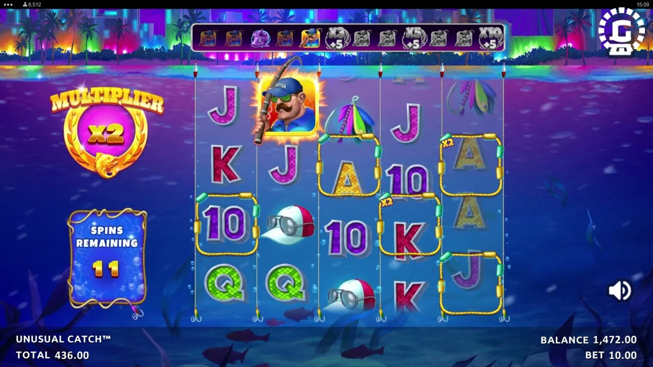 Unusual Catch by Northern Lights Gaming Slot Features | GamblerID