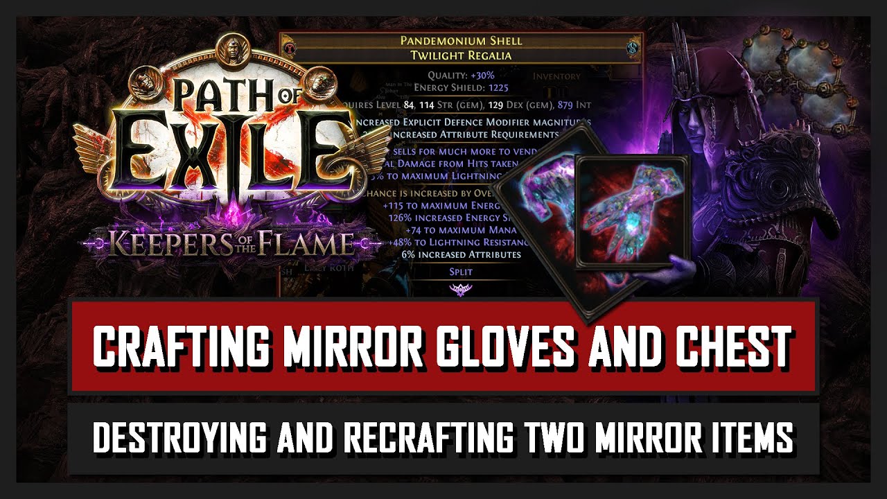 [POE 3.27] Mirror Crafting Chest and Gloves for Resistance Stackers