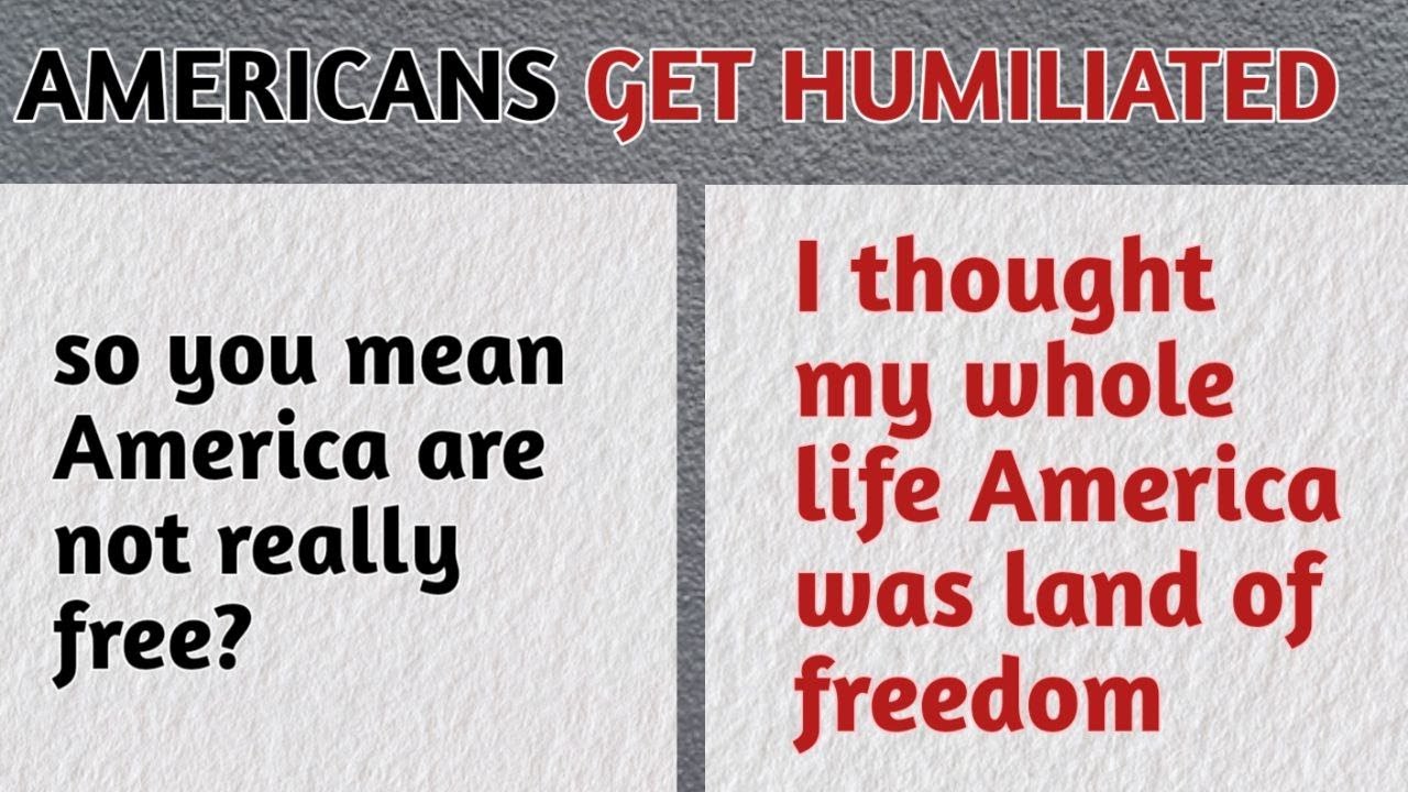 When Americans try to explain freedom to the Brits and Australians