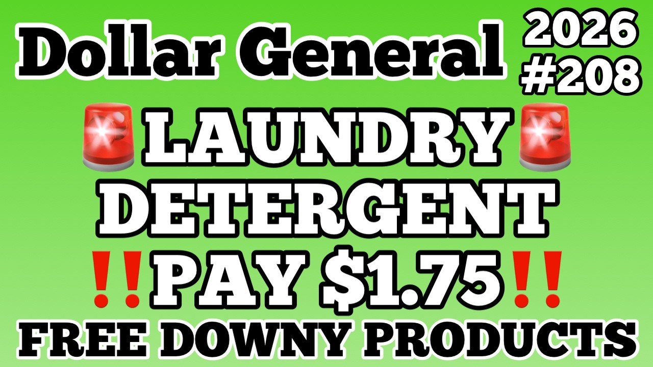 2026#208🚨Купоны Dollar General🚨Стиральный порошок‼️Цена $1.75‼️Обязательно посмотрите👀👀