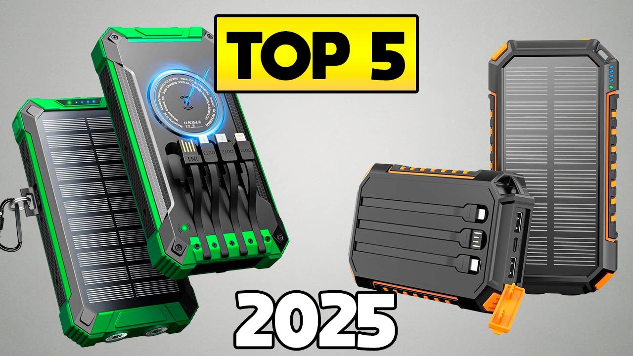 Los 5 Mejores Cargadores Portátiles y Solares en 2025 con Mejor CALIDAD PRECIO de ALIEXPRESS 2025