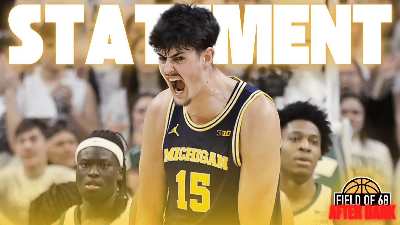 REACTION to Michigan's STATEMENT win at Sparty! | 'That was a BIG BOY win!' | AFTER DARK