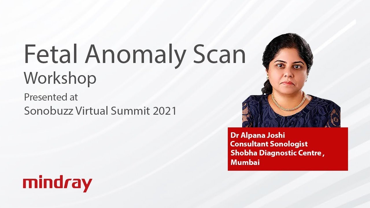 DR. ALPANA JOSHI | FETAL ANOMALY SCAN WORKSHOP | SONOBUZZ VIRTUAL