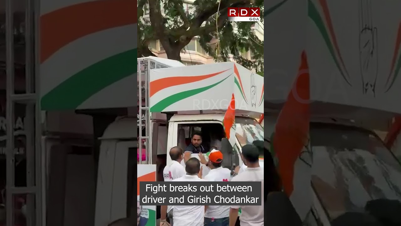 Fight breaks out between driver and Girish Chodankar