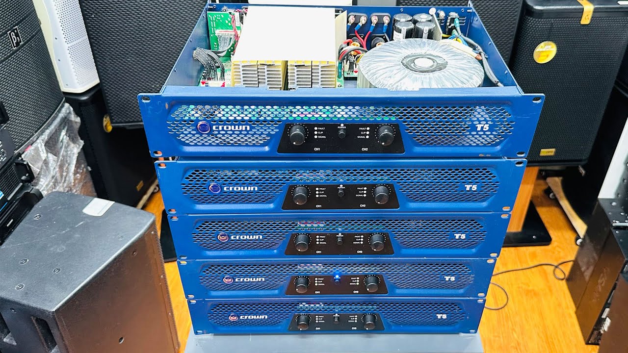 Crown T5 Bãi Xịn USA ~ sản xuất bởi tập đoàn Harman của Mỹ.