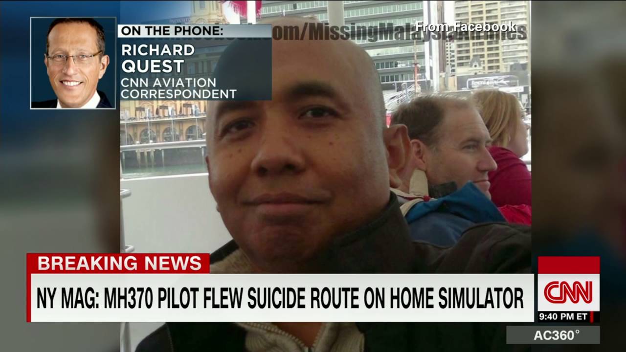 NY MAG: MH370 PILOT FLEW SUICIDE ROUTE ON HOME SIMULATOR