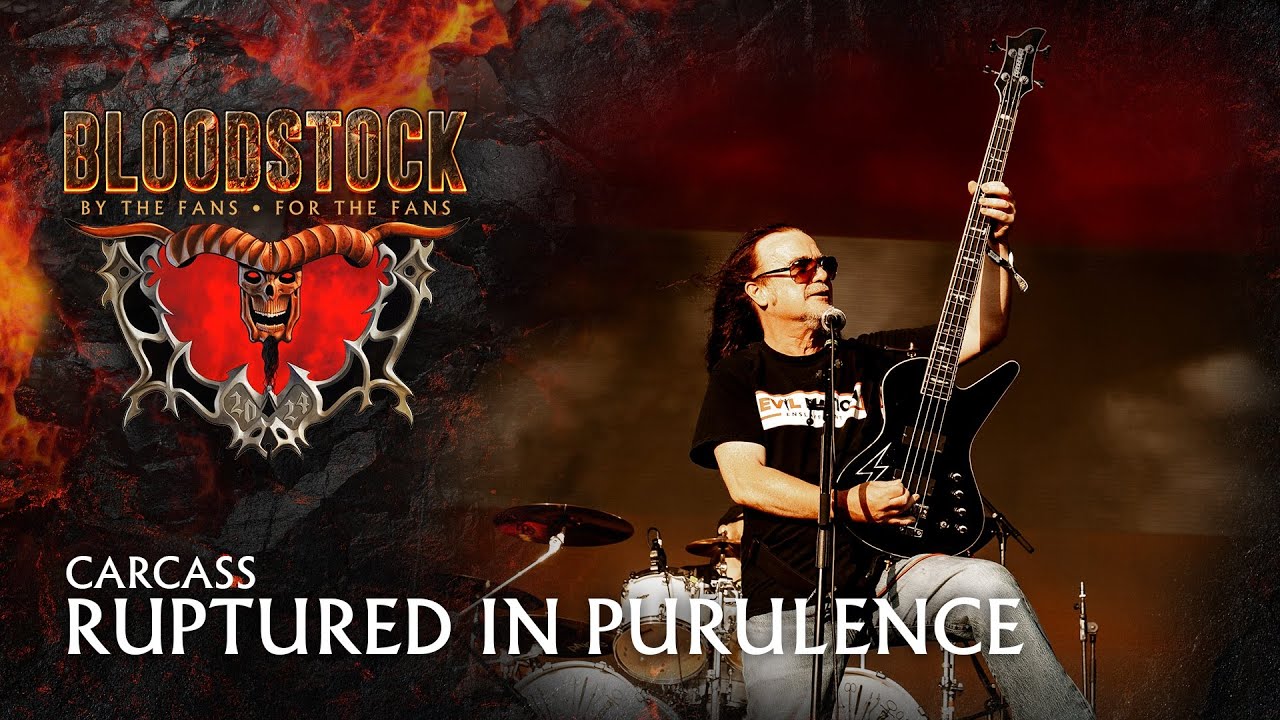 CARCASS Live at Bloodstock 2024 – Ruptured in Purulence 🤘