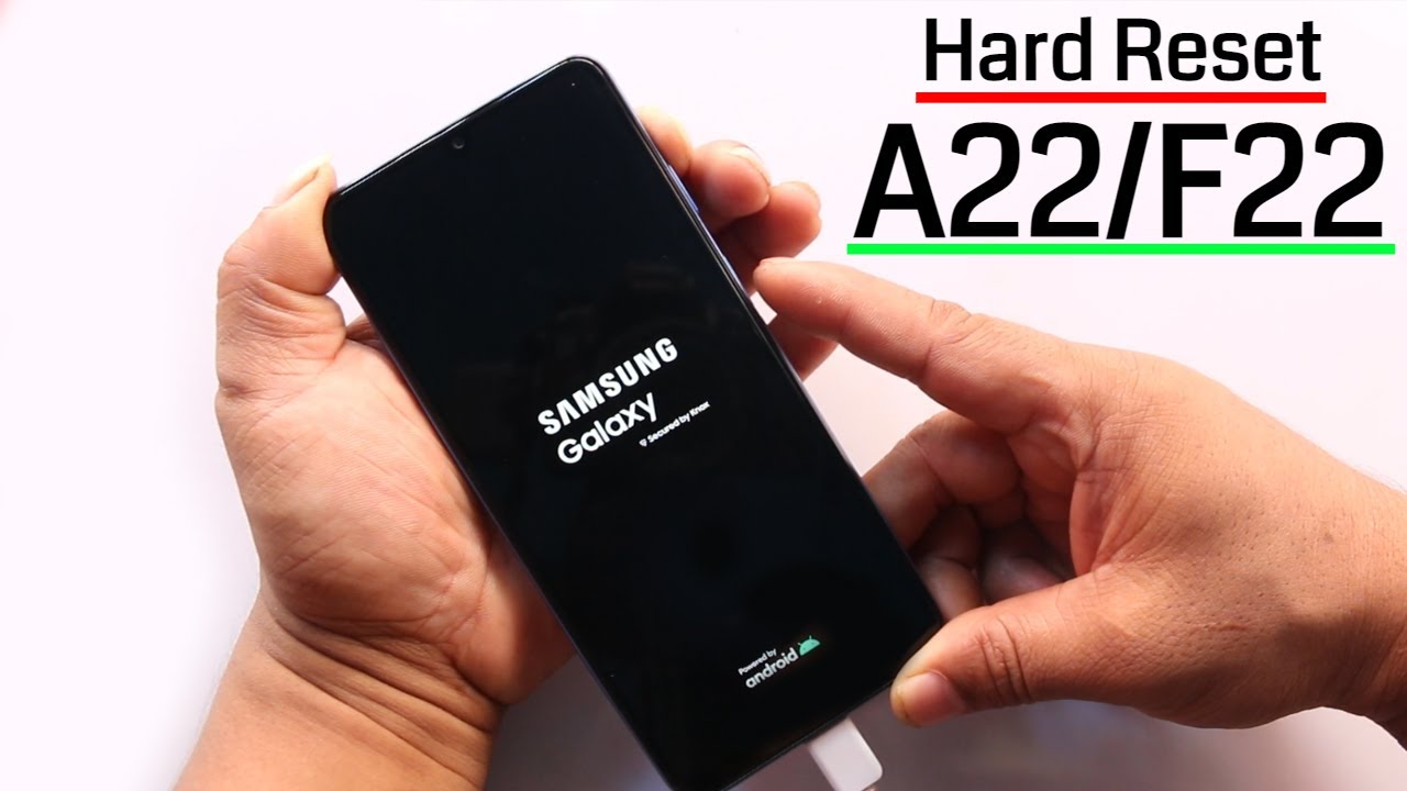 Samsung Galaxy A22/F22 Hard Reset Android 11 Remove Screen Lock Pattern/Pin/Password Without Pc
