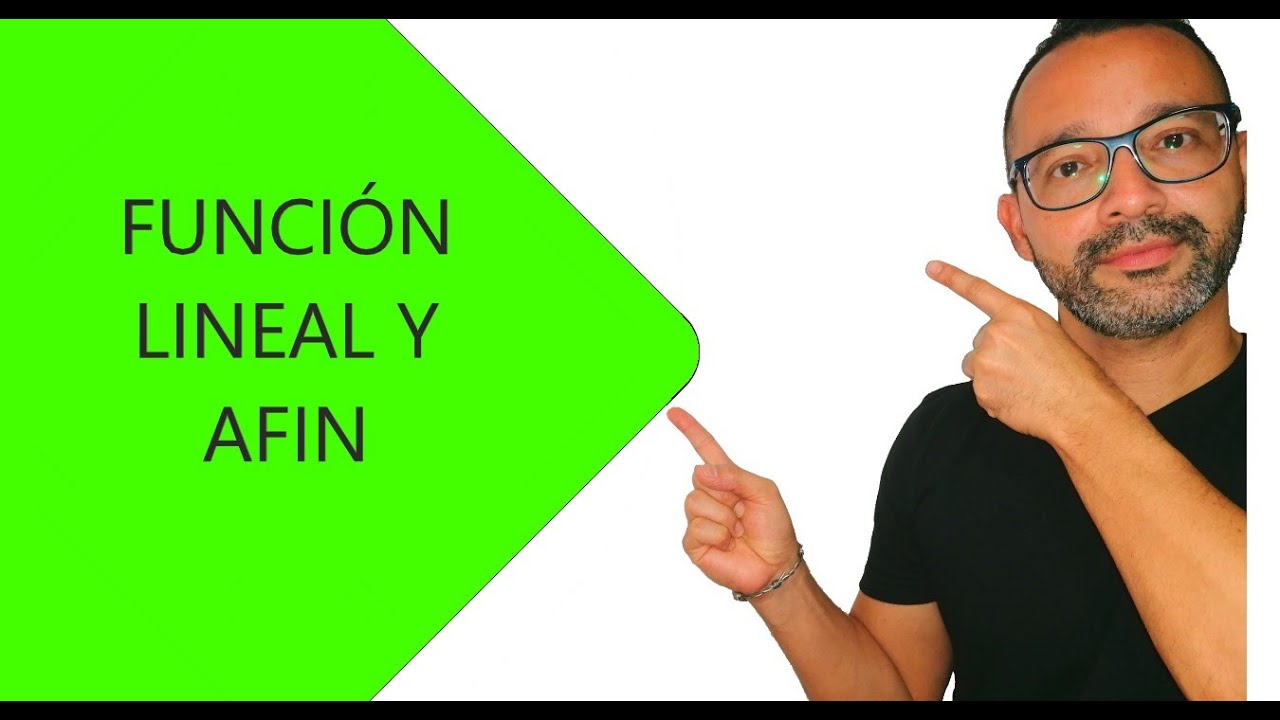 función lineal y afín características.