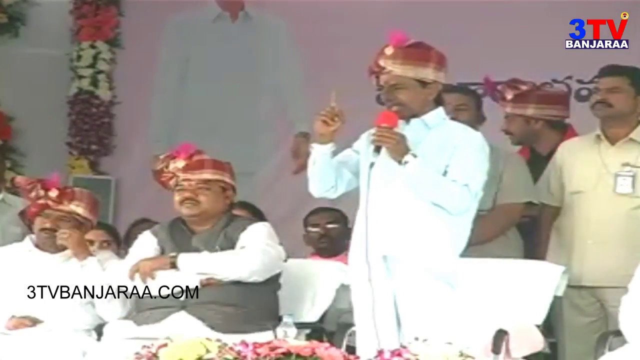 MLC Ramulu Naik & CM KCR Speech in Banjara Bhavan Inauguration || Hyderabad || 3TV BANJARAA